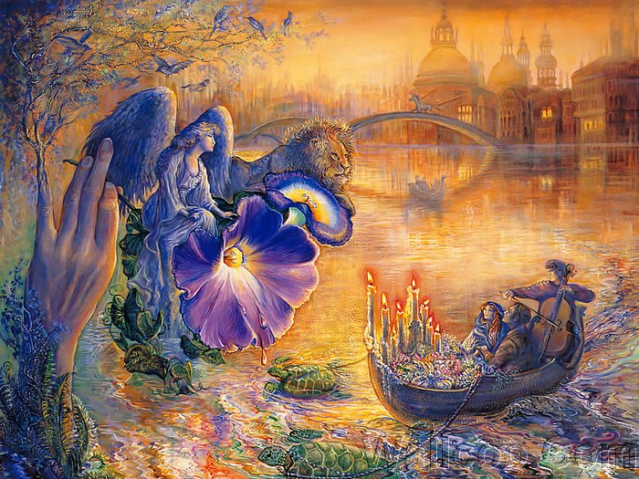 华丽幻想艺术家josephine wall 天国的精灵插画集(3) 中国插画网