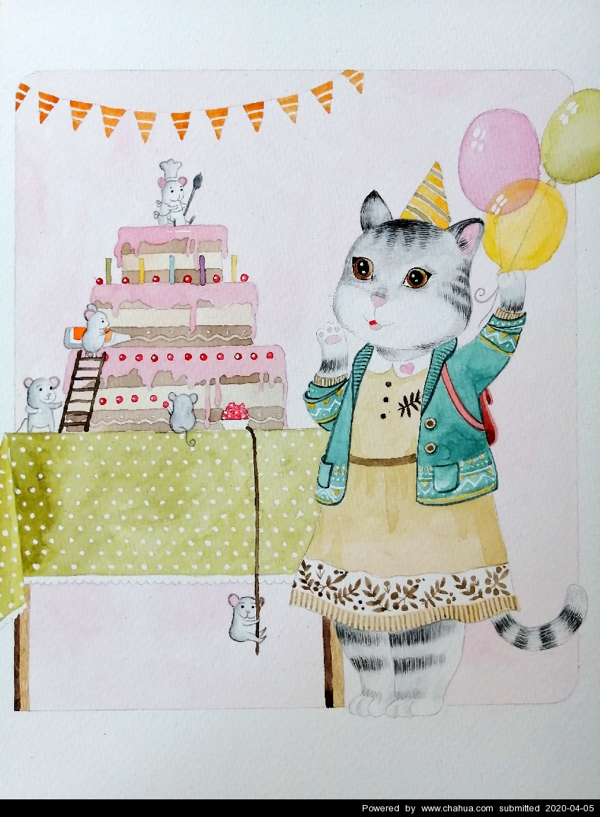 作品名称:鼠鼠,生日快乐