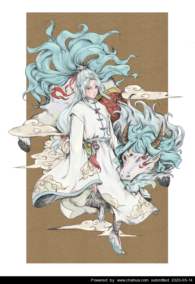 作品名称:山海经-白泽